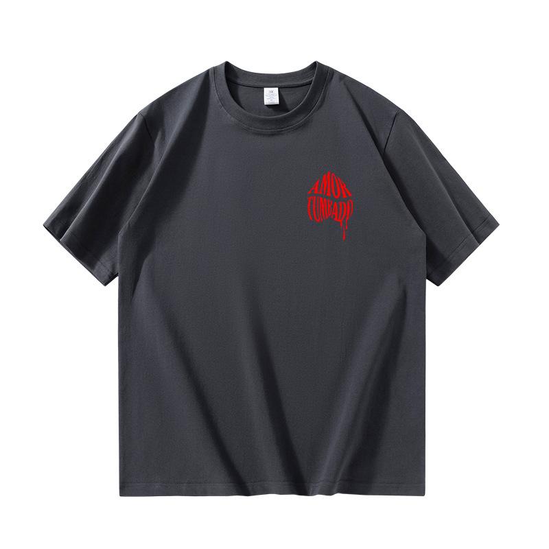 

Футболка Corridos Tumbados, мужская модная хлопковая футболка Amor Tumbados, женская крутая повседневная футболка 2XL темно-серого