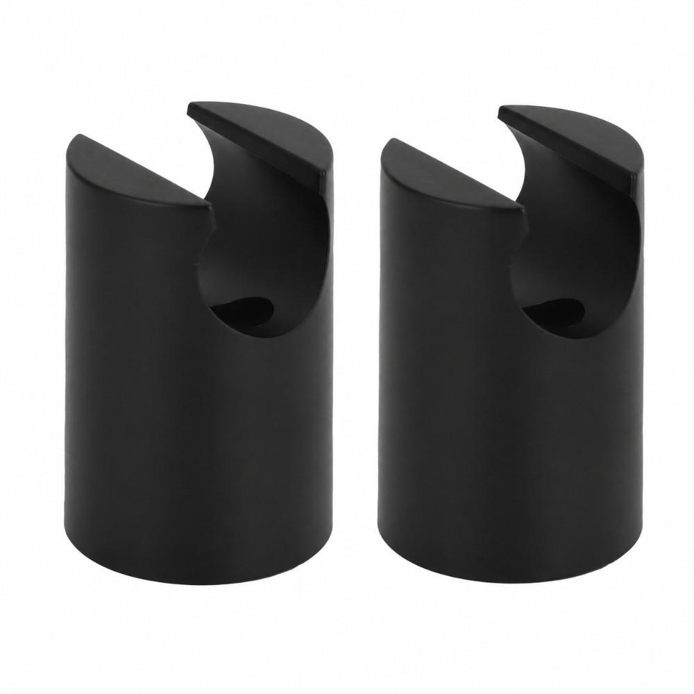 2 Pack Wall Mounted Shower Head Holder ABS Shower Wand Holder Handheld Shower Bracket Bathroom Use