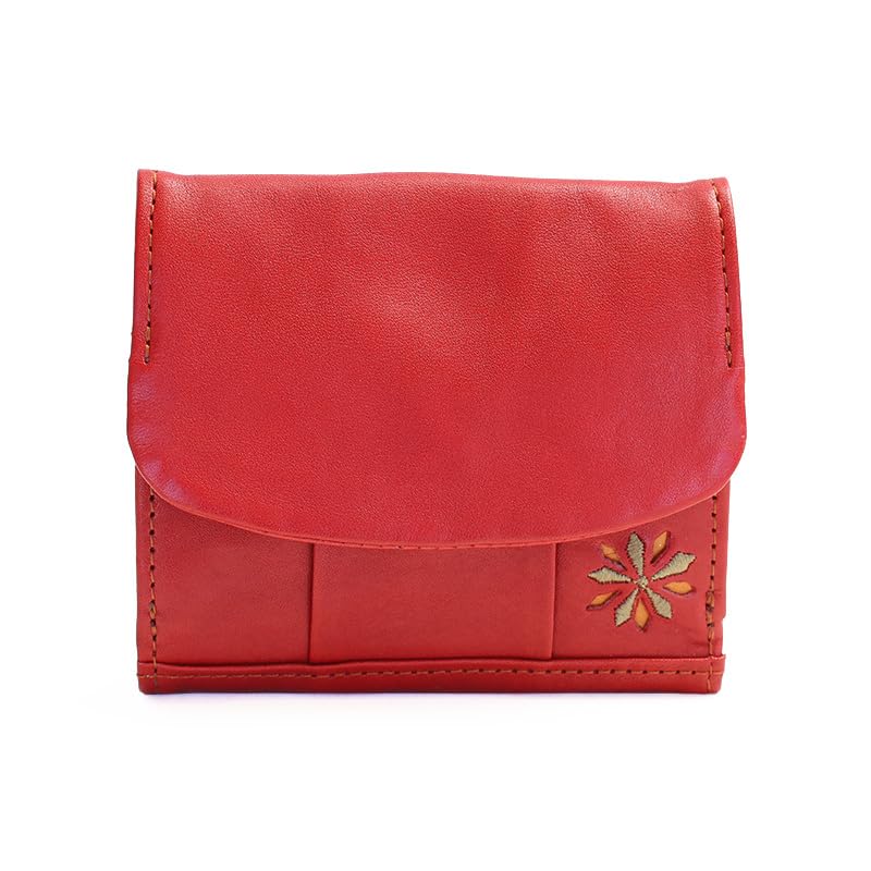 

Sybilla Bifold Wallet Lana 5471170 Compact Genuine Leather with BOX Coin Purse [Sybilla] Women s (Brick)