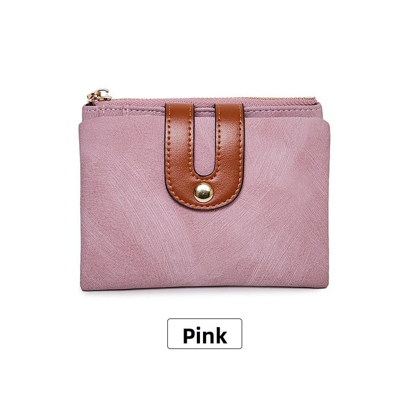 Wallet Female Short Student Simple Versatile Two Folding Wallet Female