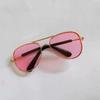 Round glasses cat sunglasses UV protection glasses trendy cool accessories metal glasses pet supplies sunglasses