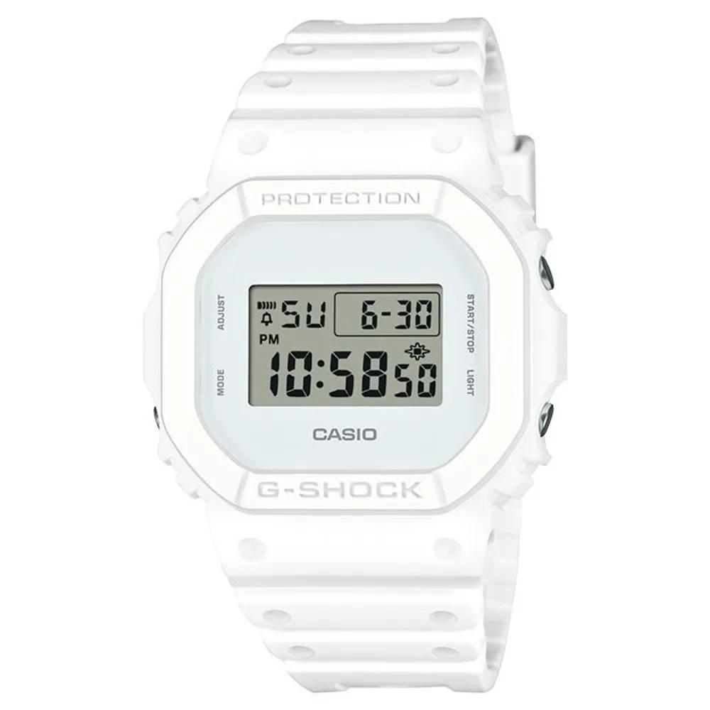 G-SHOCK DW-5600WW-7 Унисекс Цифровые Белые Наручные Часы
