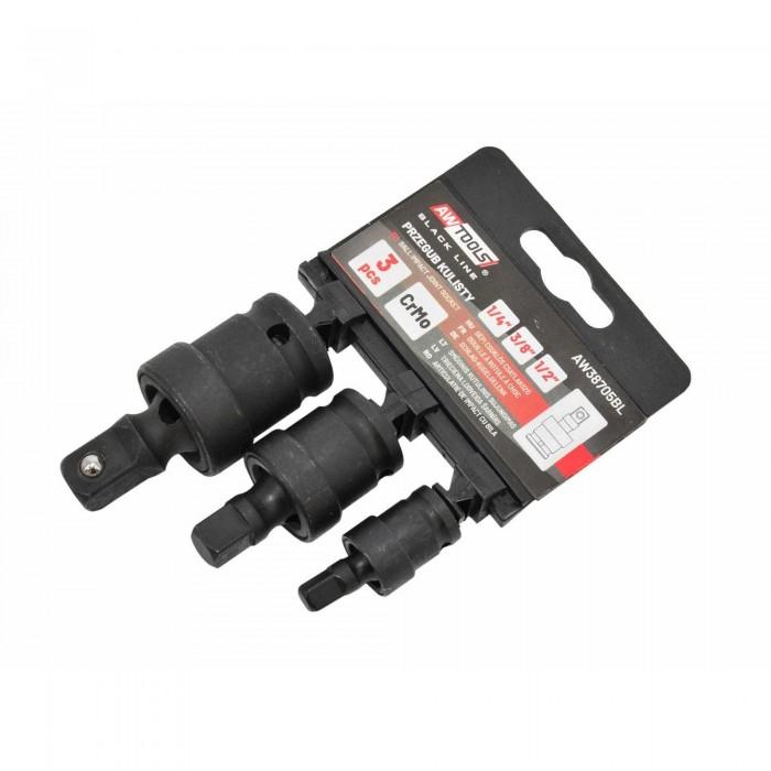 AW Tools Black Line Impact Swivel Socket (Pack of 3)