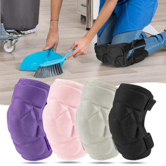 

1 Pc Knee Pad for Men Women Anti-slip Collision Avoidance Knee Sleeve with Thick Sponge Exercise Protective Knee Pad for Football Volleyball сірий