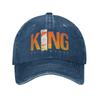 Pure Color Dad Hats King Of Pirates Womens Hat Sun Visor Baseball Caps One Piece Peaked Cap