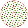 Snowman Christmas Tree Mat Snowflake Christmas Decorations Sweet Tree Base Blanket  Winter