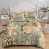 3D Printed Washed Cotton Painting Birds Floral Bedding Set Small Single Twin Double Queen King Cal King Size Bed Linen Set