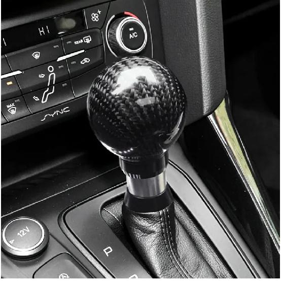 New Real Carbon Fiber Gear Shift Knob For Ford Mondeo 2013 2014 2015 2016 2017 Gear Shift Ball