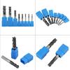 8PCS Carbide End Mill Set, 2-12mm 4 Flutes Tungsten Steel Milling Cutter Tool Kit, Fine Mill Bits | Aluminum Grinding Tools