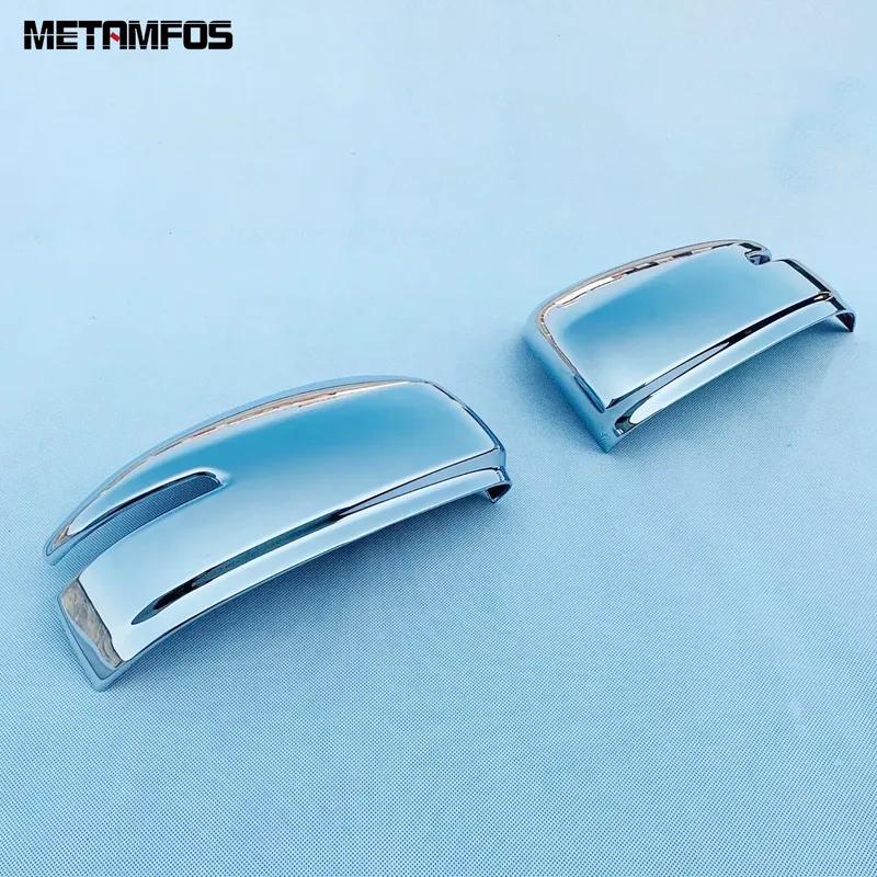 For Toyota Land Cruiser J300 LC300 -2024 2025 Chrome Rearview Side View Mirror Cover Trim Exterior Accessories Car Styling