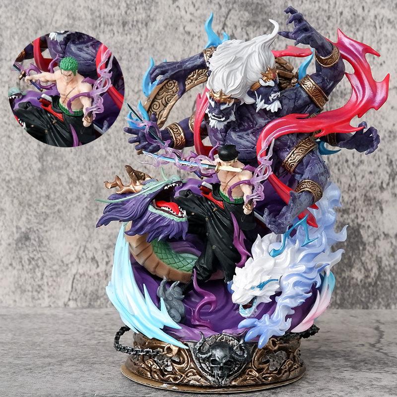 22cm One Piece Figure Roronoa Zoro Anime Figures Action Figurines Pvc Zoro Figure Model Statue Toy Collection Decoration Dolls