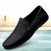 Men's Fashion Leather Shoes Four Season Soft Sole Non Slip Outdoor Plus Size Casual Leather Shoes Business Party Joker Tide Shoe
