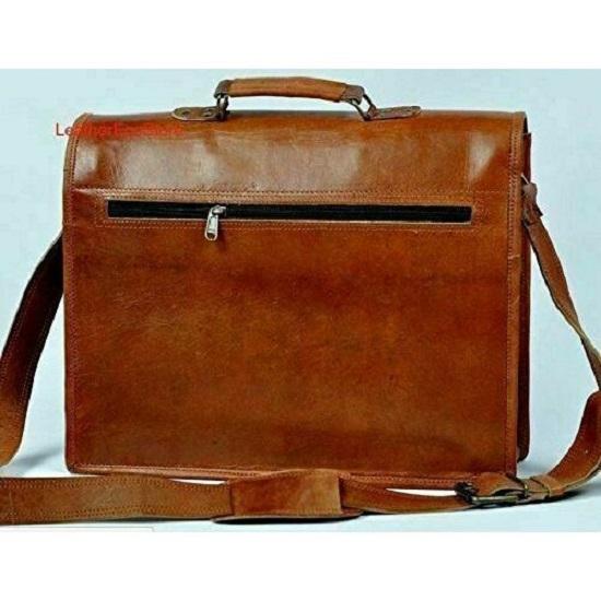 Vintage nová dámská kabelka z pravé kůže přes rameno Satchel Messenger