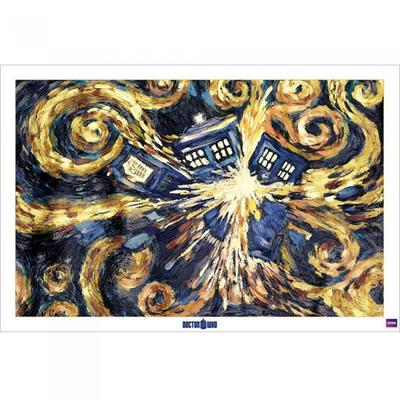 Exploding Tardis Poster