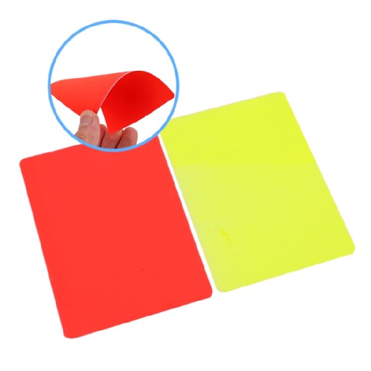 Set di Cartellini per Arbitro, Set Arbitro Sportivo Fischietto Metallico Sportivo Cartellino Rosso Giallo, Block Notes con Matita, Attrezzatura per Arbitro