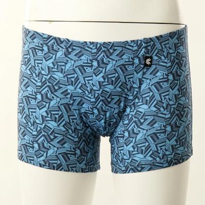 Men S Simple Geometric Printed Poly Span drawerS  Wmp2400 