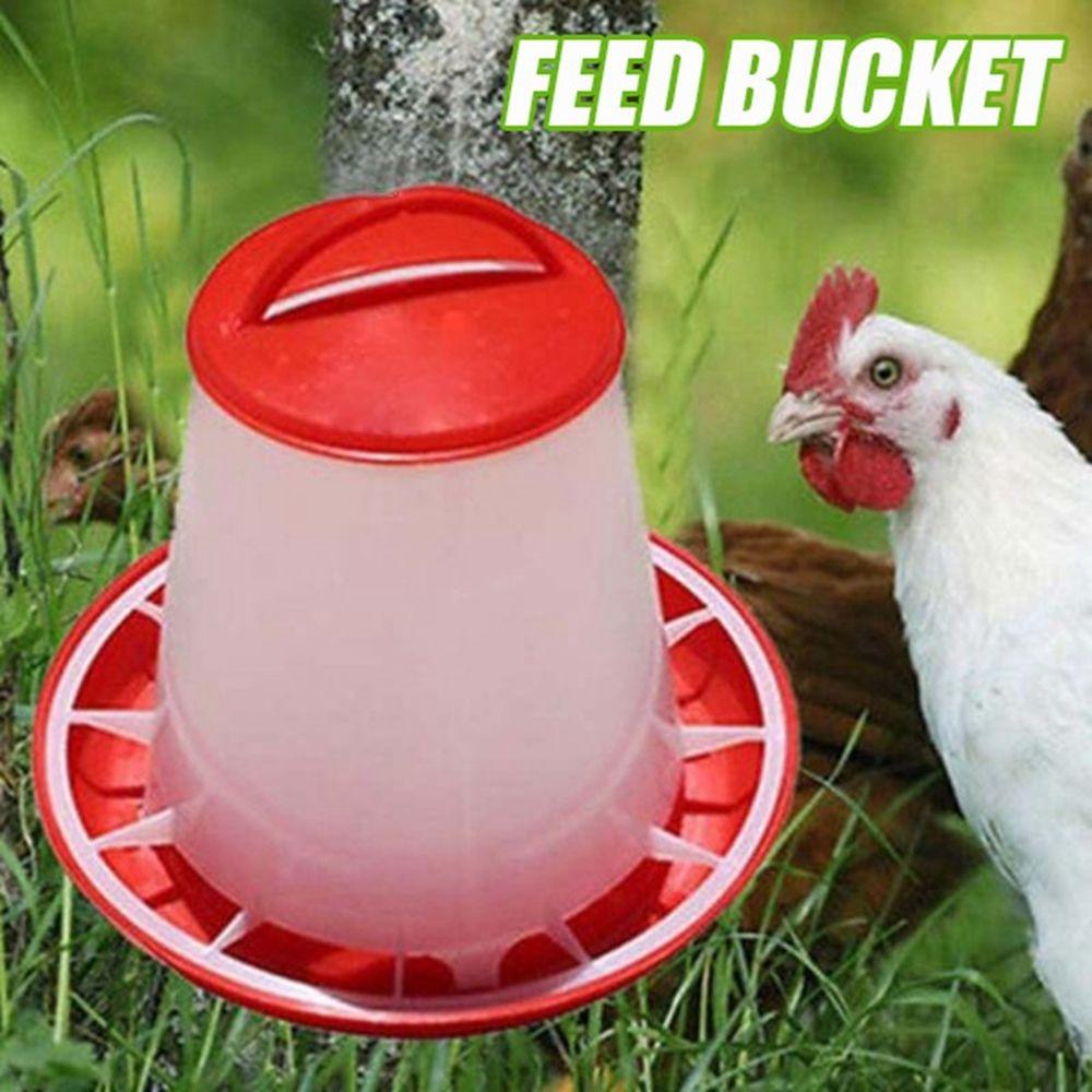 Geflügel Feeder Kunststoff 1,5 kg Wiederverwendbare Küken Henne Wachtel Taube Fütterung Bewässerung Werkzeug Bauernhof Tier Lieferungen