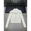 2025 Winter Slim-Fit Embroidered Pocket Zipper Cardigan