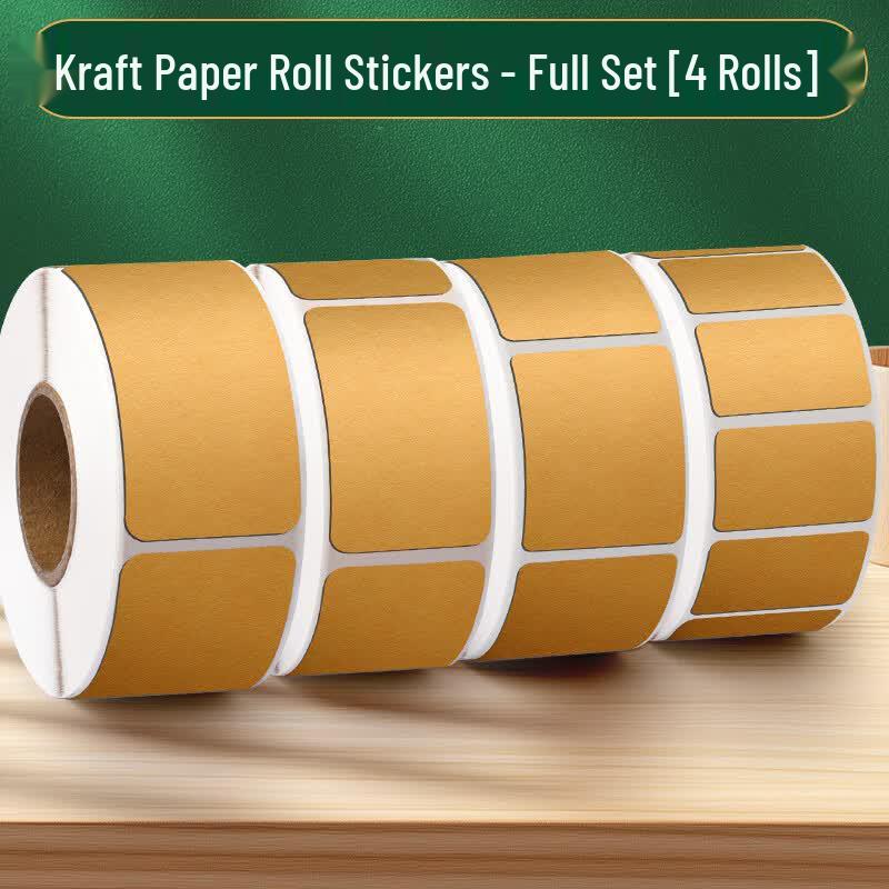 Writable Kraft Paper Self-Adhesive Labels