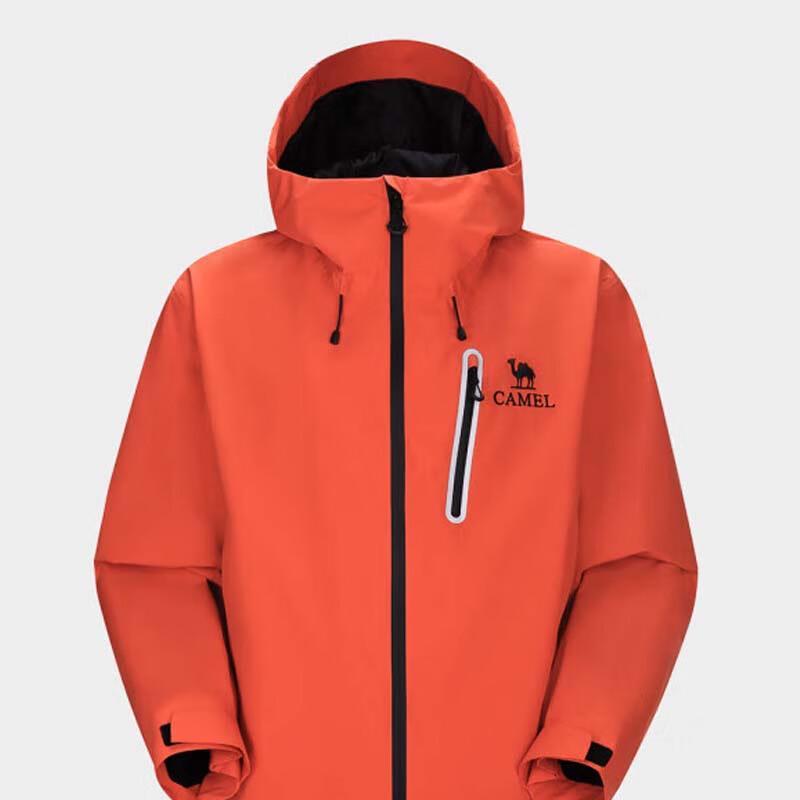 CAMEL Unisex Hardshell Windbreaker Jacket