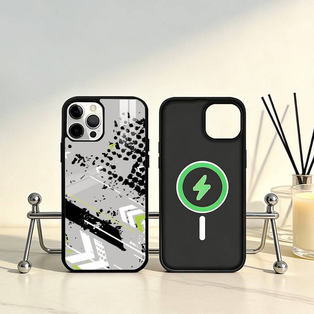 Racing Checkered Flag Phone Case For iPhone17,16,15,14,13,12,11 Plus,Pro Max Magnetic For Magsafe Wireless Charging