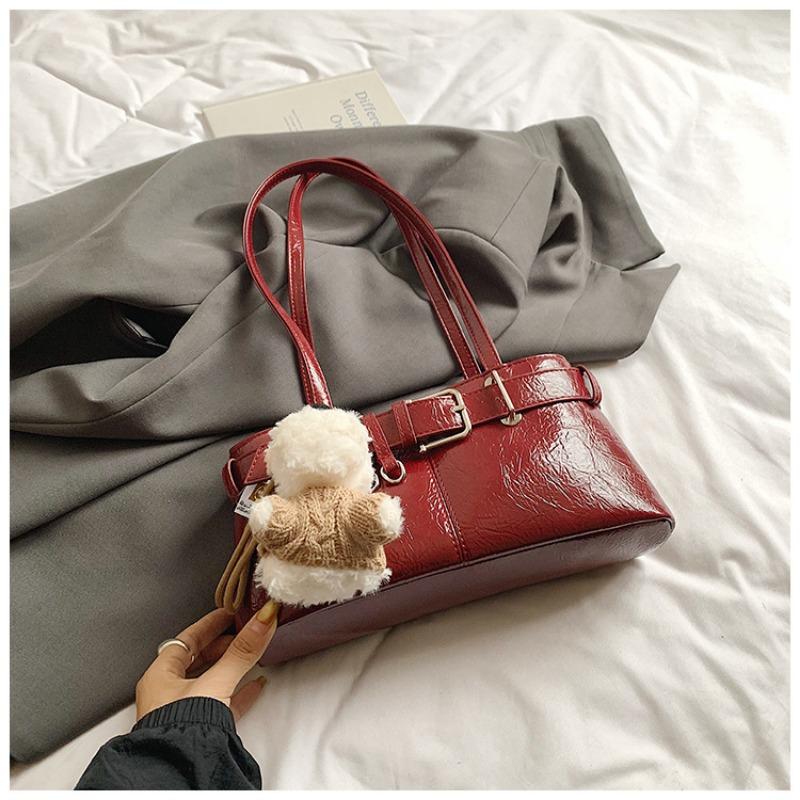 Commute Trend Fashion Trendy Handbag for Women, Small-sized, with Unique Texture, Single Shoulder Bag on The Armhole