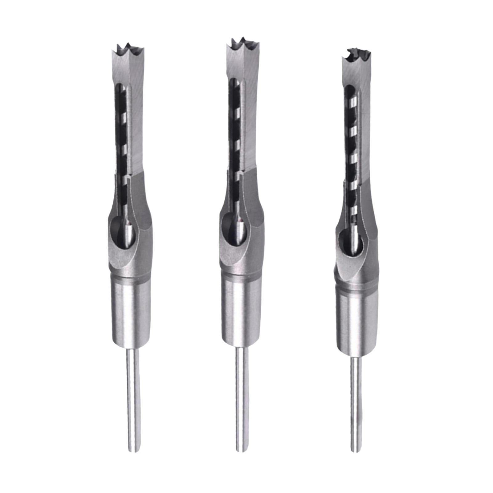 

Square Hole Mortise Chisels Drill Bit Tools Tools HSS Mortising Chisels Set for Drill Press Attachments Carpenter