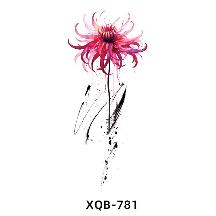 

Найди новые темные наклейки-татуировки с изображением животных и цветов - сексуальные, водонепроницаемые, татуировки на половину руки 114*210mm