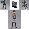 Attack On Titan Figma 15cm PVC Aksiyon Figürü Modeli Levi Eren Mikasa