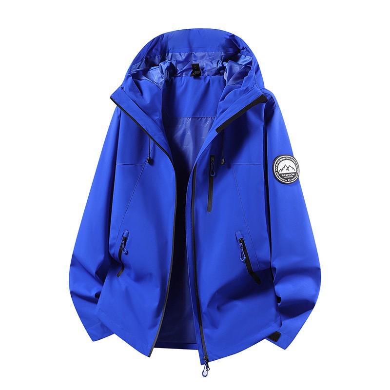 Men Women 3-in-1 Waterproof Windproof Hiking Jacket With Fleece Inner Layer Winter Outdoor Mountaineering