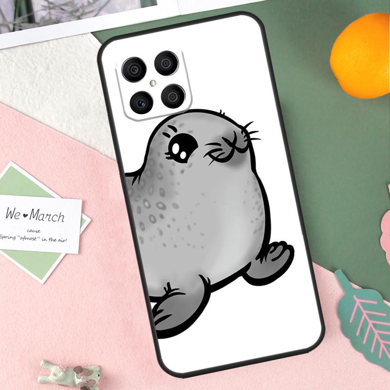 Baby Seals Case For Honor 200 Lite 50 70 90 X9b X9a X8b X8a X8 X9 X9c Honor Magic 7 Pro 5 6 Lite Cover
