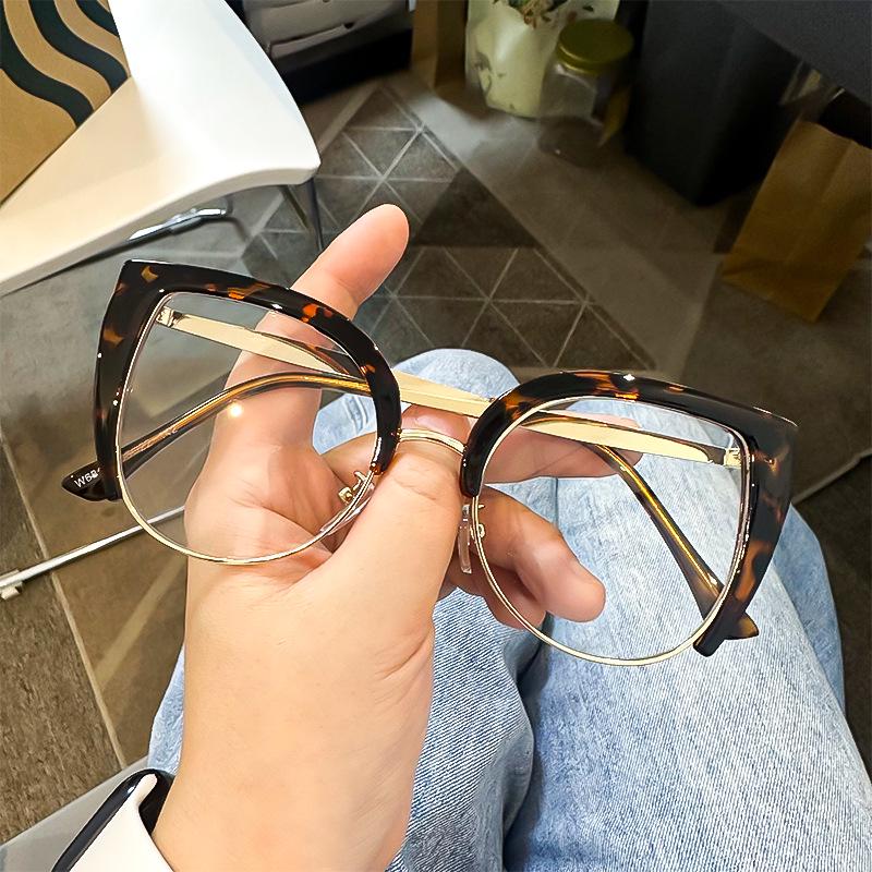 Vintage Katzenauge Metall Lesebrille - Blaulichtfilter, Hohe Auflösung, Europäischer & Amerikanischer Stil