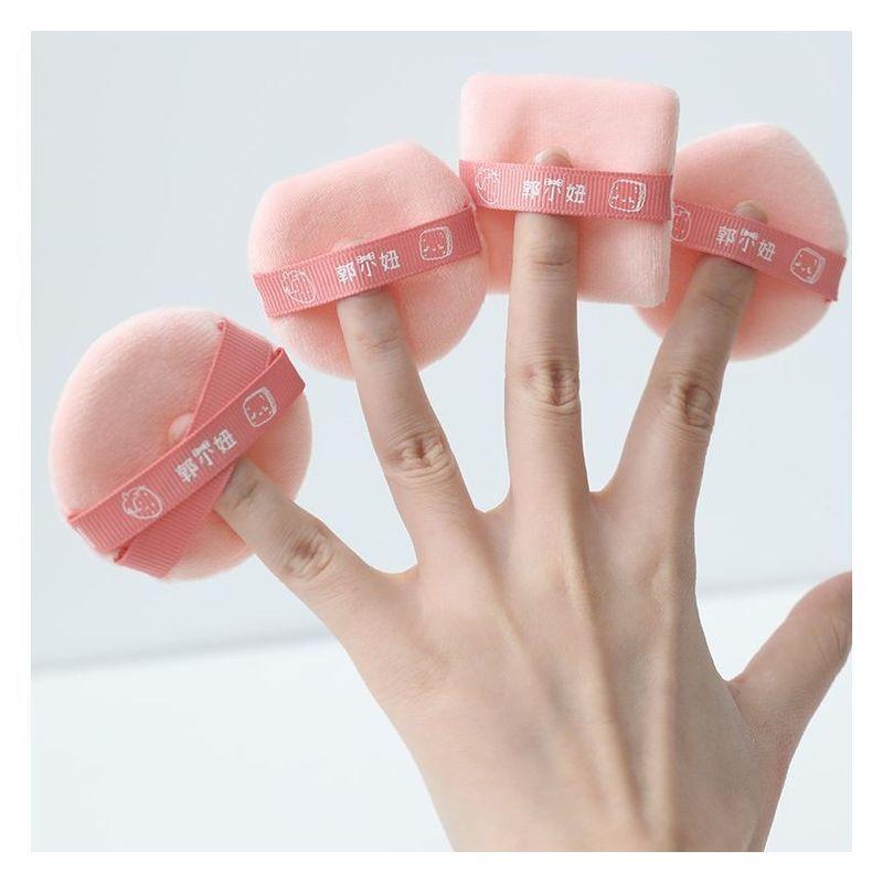 AME - Strawberry Print Powder Puff - Set Of 4