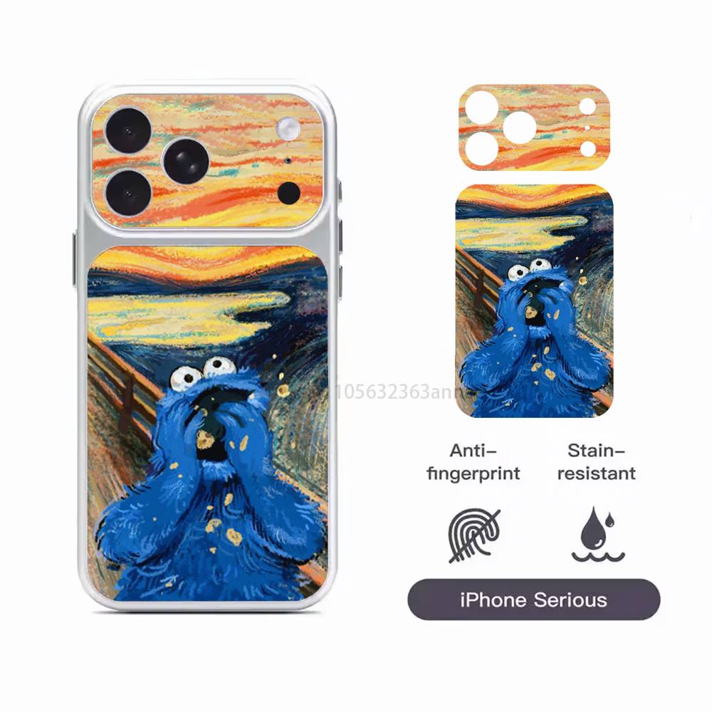 

Cartoon C-Cookies Monster HD/Matte Full Coverage Films For iPhone 17 Pro Max 17 Pro iPhone17promax