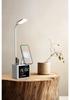 Multifunctional 3 In 1 Desk Lamp Dock Magnetic Wireless Charging Station Dual Alarm Clock Magsafered 15W Wireless Phone Charger