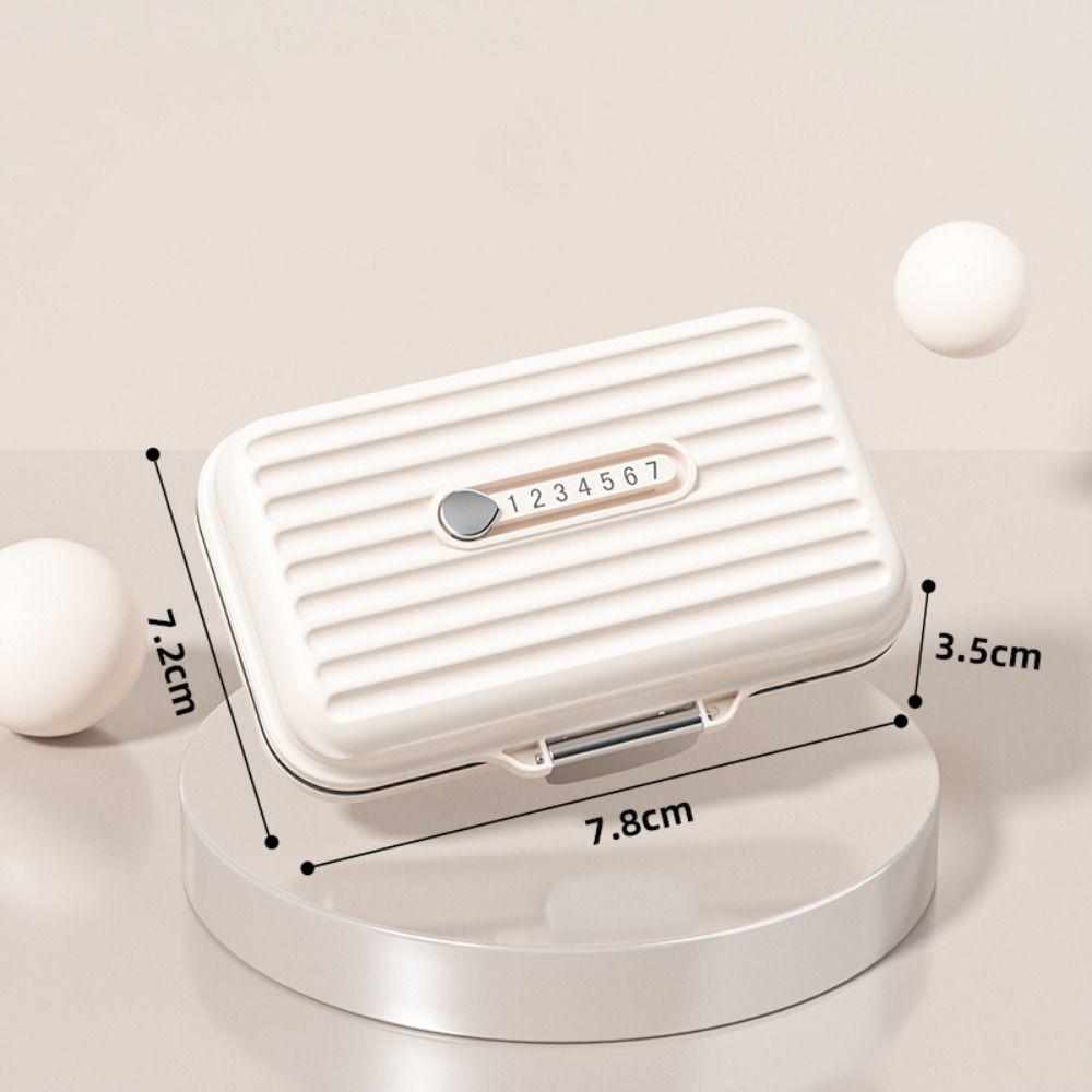 7 Compartments Travel Pill Organizer Small&Large Size Pill Dispenser Vitamin Container Home