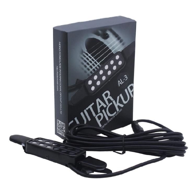 Electric Volumes Pickup Accessory for Acoustics Electric Guitar Classical Transducer Pickups 6 Sound Holes Guitar Pickup