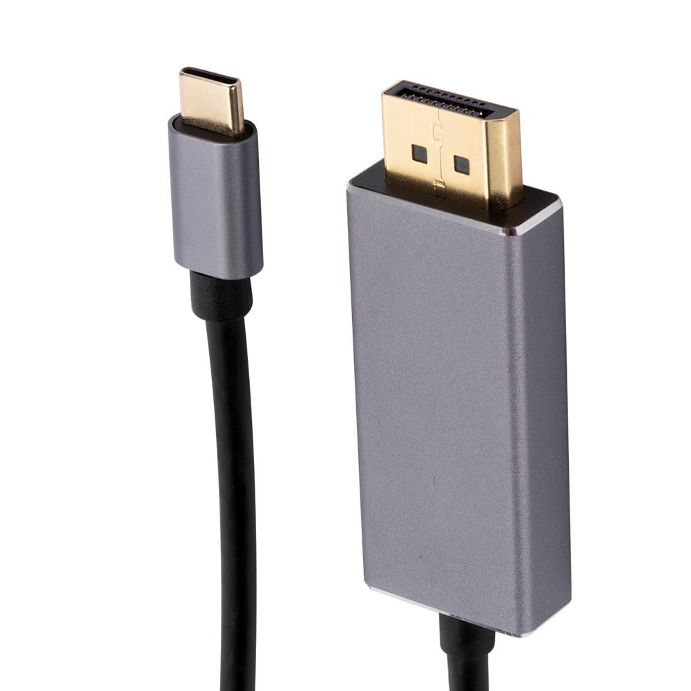USB C To DisplayPort Cable 6ft (4K@60Hz, 2K@144/165Hz), Compatible with MacBook Pro/Air, iPad Pro/Air, iMac, Surface, Galaxy