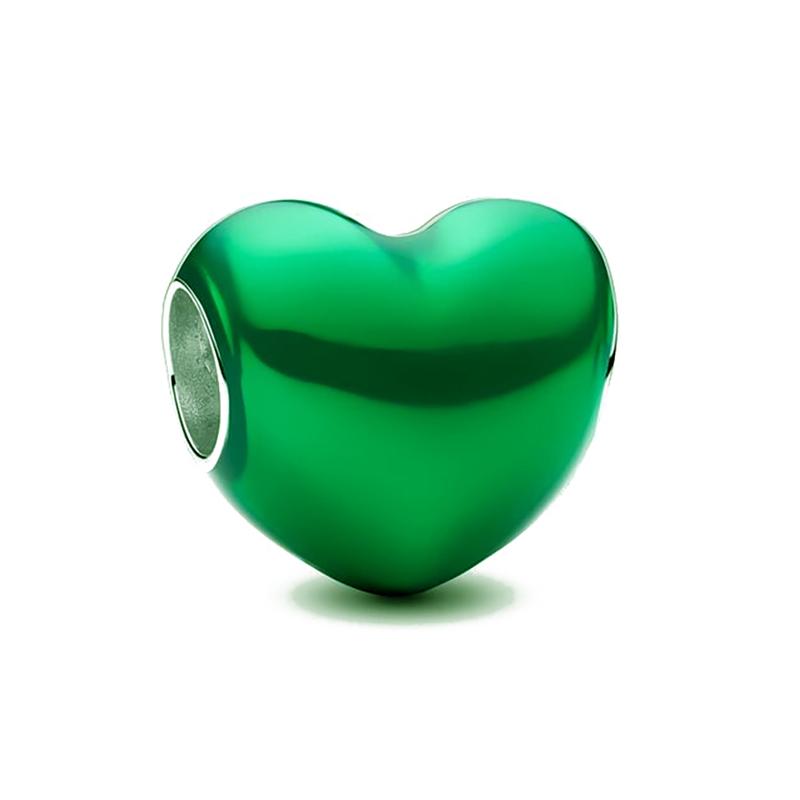 New Copper Black Green Blue Warm Love Charm Fit Diy Beads Fitfor Original Bracelets Necklaces Women'S Jewelry Accessories