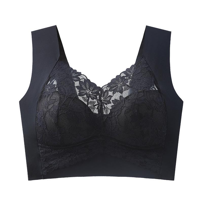 

Anti-Sag Lace Lifting Sleep Bra - Seamless Vest-Style for a Beautiful Back L (Recommended 100-120 jin)