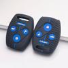 Silicone Car Key Cover Fit for Honda Civic Accord CR-V Fit Jazz HR-V Vezel City Civic Accord CR-V Fit Jazz HR-V Vezel City Hybrid 4 Button