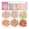 3D Scene Sticker Book Set for Kids Adults DIY Mini House Stickers Kit Reusable Kawaii Stickers for Home School Office