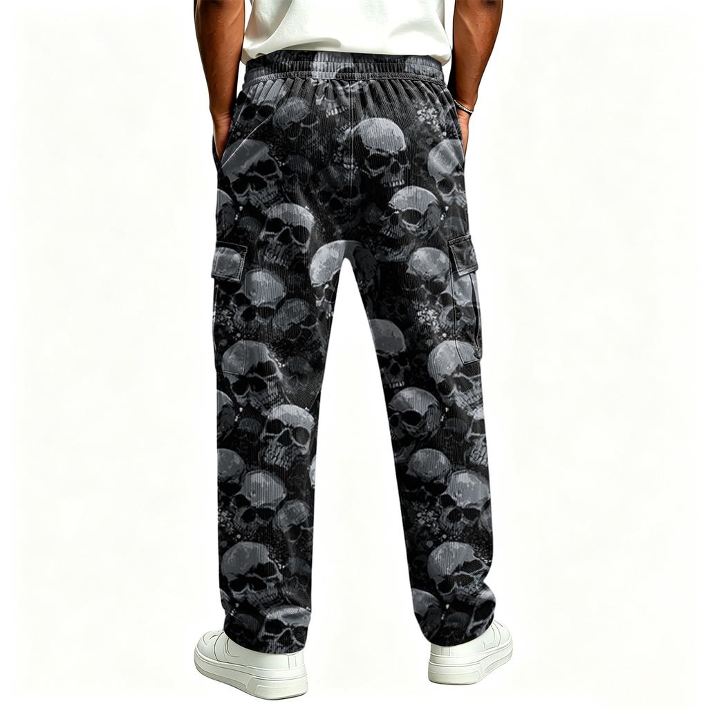 Men's Loose Fit Wide Leg Casual Pants Streetwear Comfortable Trousers