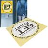 2 Sets Social Distancing Floor Decals Distancing Warning Sign Sticker for Crowd Control Guidance