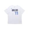 Luka Doncic #77 Dallas Mavericks Koszulka z krótkim rękawem NBA Męskie Topy Biały BQ1525-109
