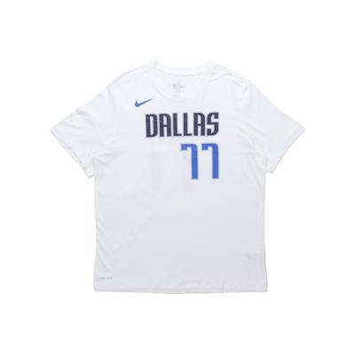 Luka Doncic #77 Dallas Mavericks NBA Short Sleeve T-Shirt Men Tops White BQ1525-109