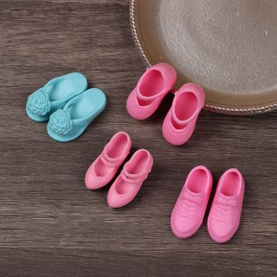 24 Styles Female Foot Length 2.2cm Accessories Doll Shoes 1/6 Dolls Boot High Heels Shoes