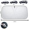 Car Windshield Sun Shade for Tesla Model 3 Y Front Window Sunshade Visor Sunscreen Protector UV Protection Accessories