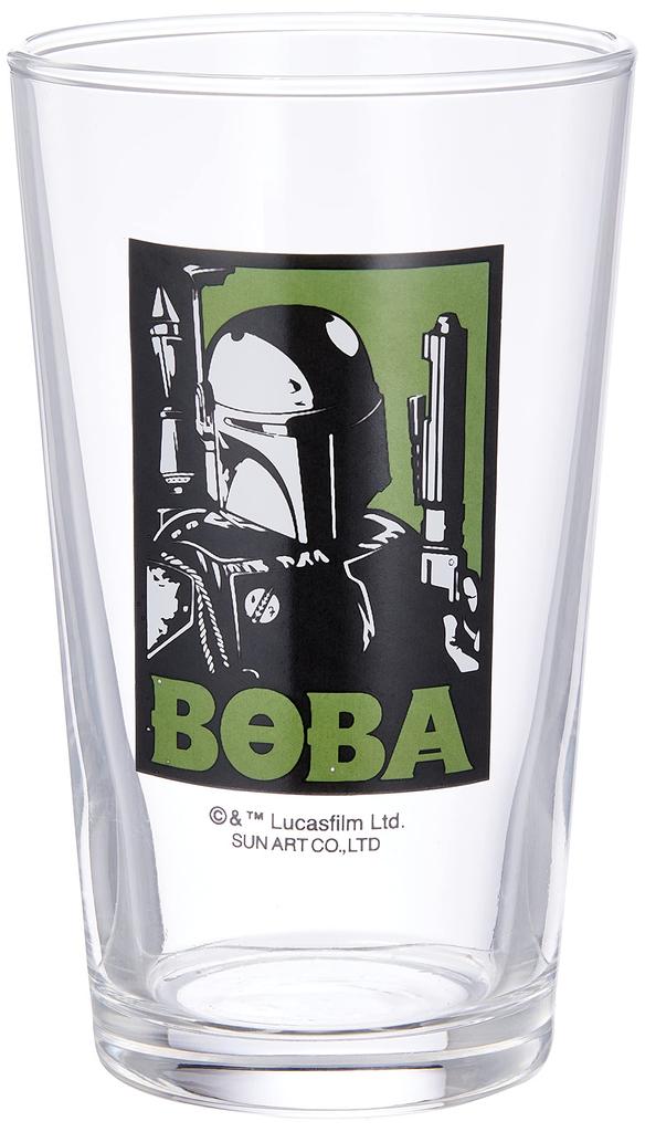 Sun Art Star Wars Boba Fett Glass, 240ml, Clear (SAN2481-8)