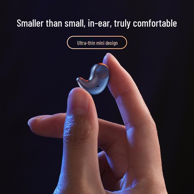 Comfortable Sleep Bluetooth Earbuds: Mini In-Ear, No Ear Pressure, Long Wear, Pain-Free
